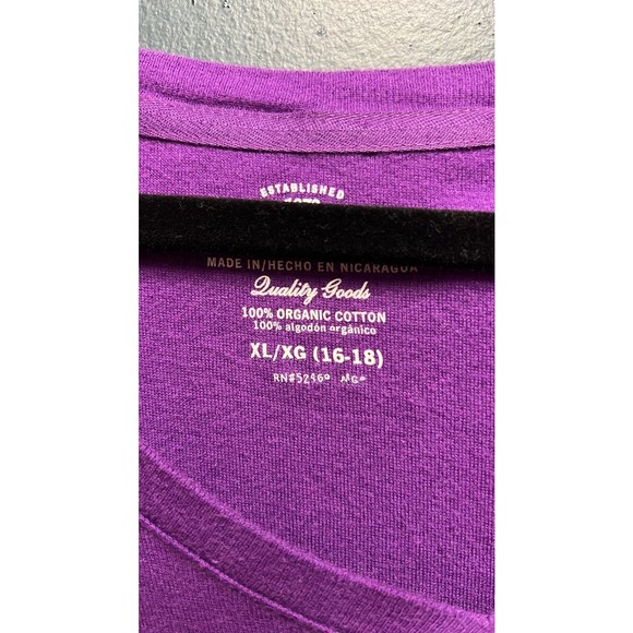 Momster Purple V-neck T-shirt - Picture 3 of 3